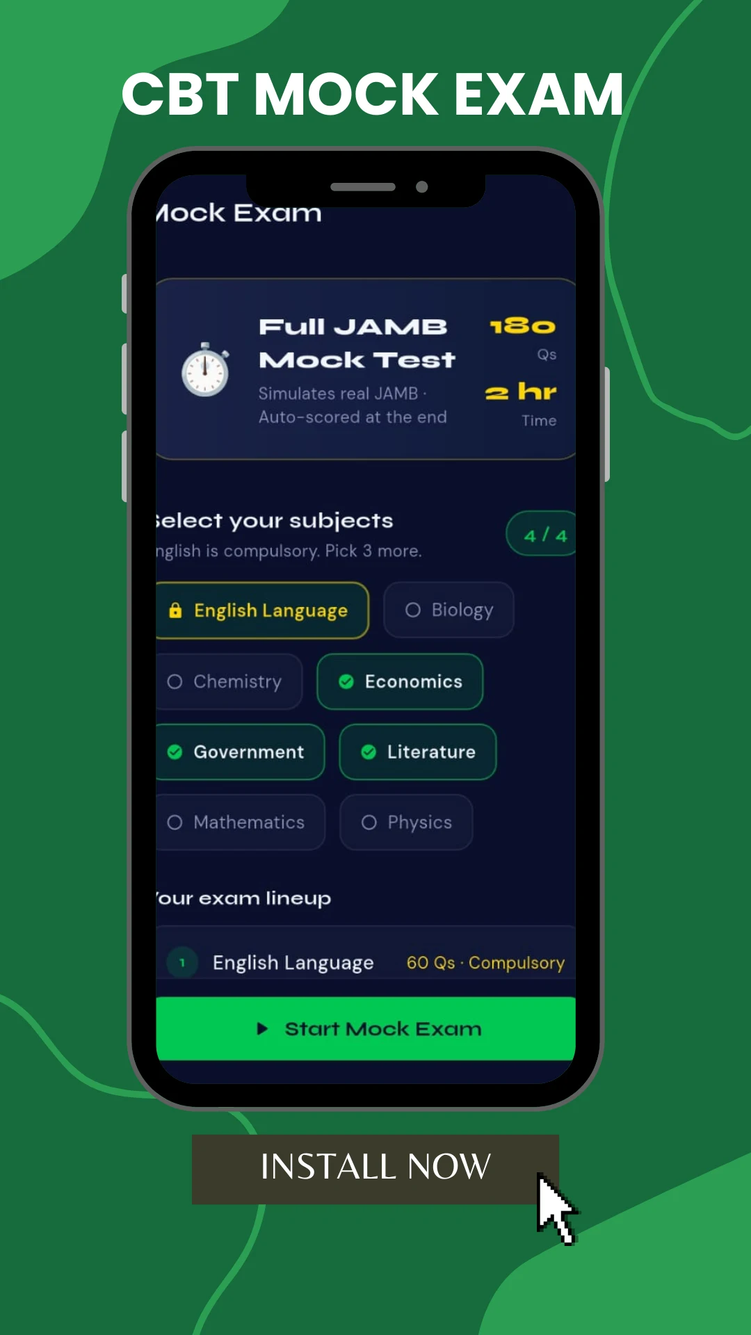 Pass JAMB App 2027 screenshot